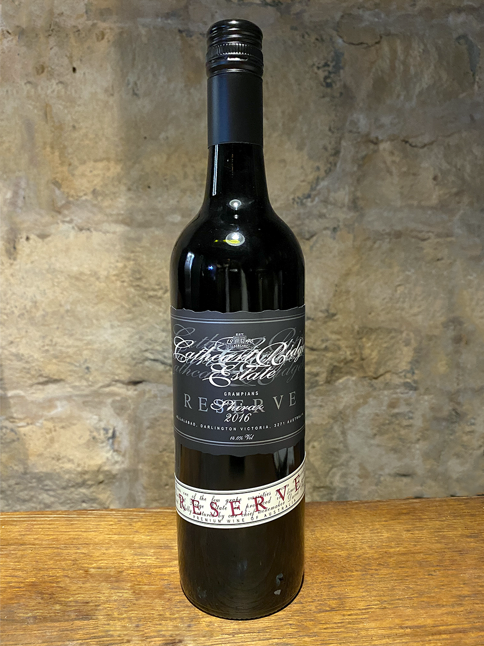 2016 Cathcart Ridge Estate Reserve Shiraz